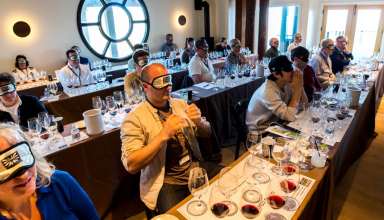 Blind tasting at the California Wine Summit