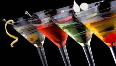 Cocktail glasses