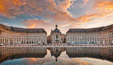 Place de la Bourse in Bordeaux, France