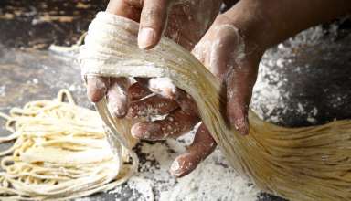 Making noodles