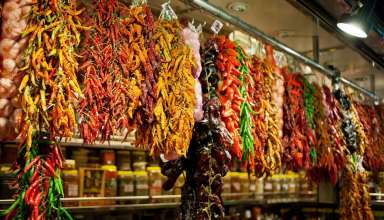 Spices for sale in Budapest