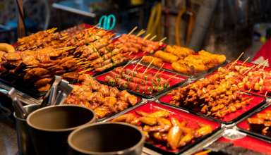Market stall in Taipei, Taiwan
